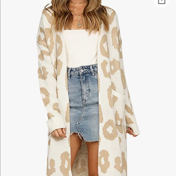 Leopard print open cardigan - Picture 4 of 4